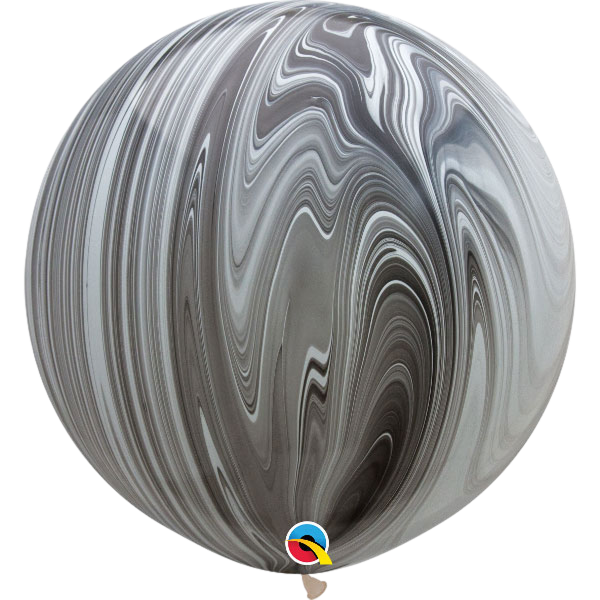 3ft Black&Wht Agate